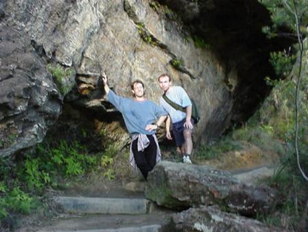 Kenig & I in the light of the setting sun.