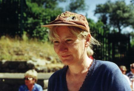 Mum taking 
in the midday sun.