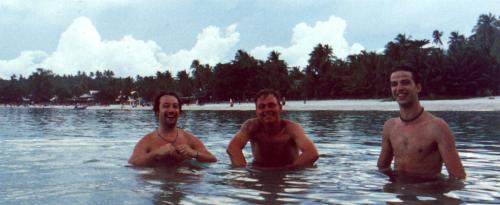 Me, Frank & Dafir,
jus' splashing.