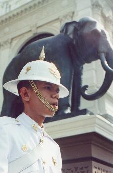 Once in a while I really
Shoot a Gem!
Royal Guard outside Palace.
